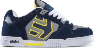 etnies Men's Faze Skate Shoe, Navy/Grey/Yellow, 7