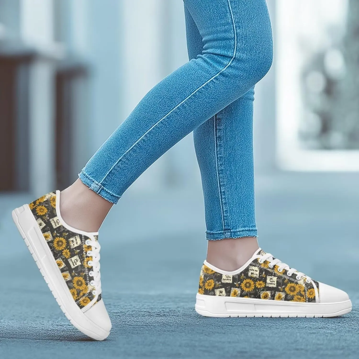 Fashion Sneakers for Women Lace up Memory Foam Insole and Non-Slip Womens Shoes Dressy Casual Spring Shoes