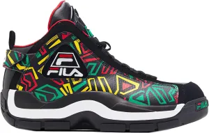 Fila Men's Grant Hill 2 Sneaker (Black/Jelly Bean/Lemon, Numeric_12)