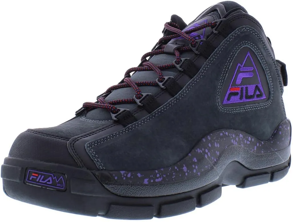 Fila Men's Grant Hill Outdoor Sneaker, Black/Purple, 10