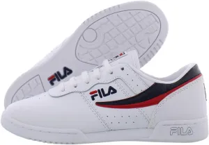 Fila Womens Original Fitness White/Navy/Red Sneaker - 7