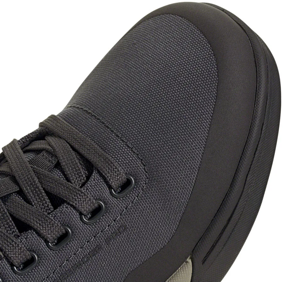 Five Ten Freerider Pro Canvas Flat Shoes - Men's, Gray Six/Silver Pebble/Core Black, 9