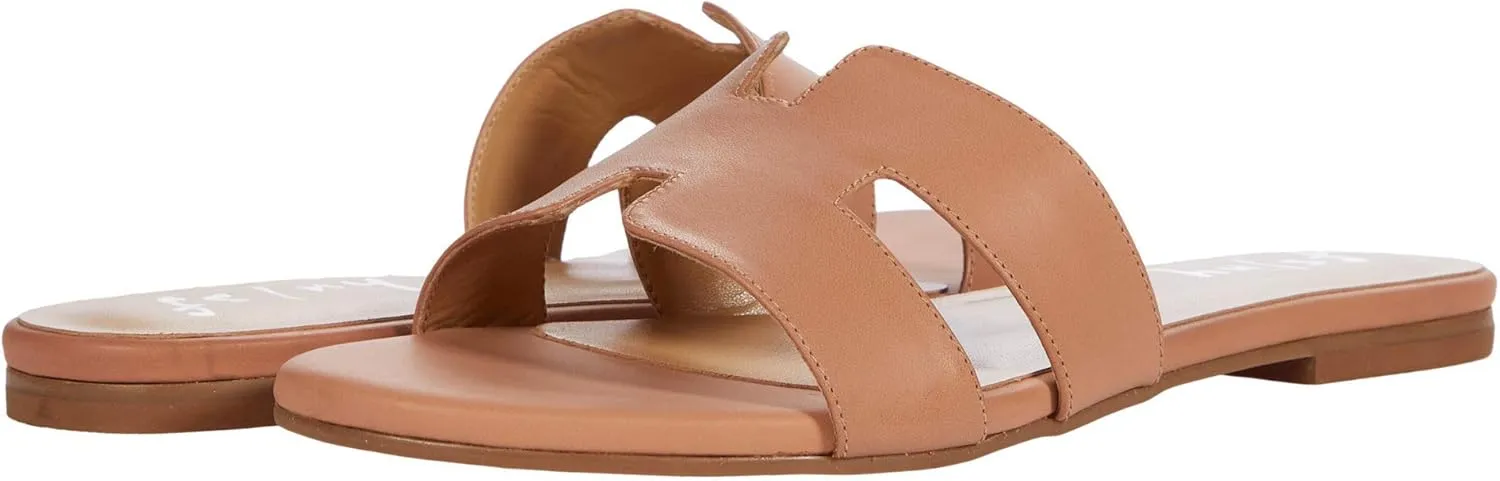 French Sole Alibi Sandal Camel Leather 8 M