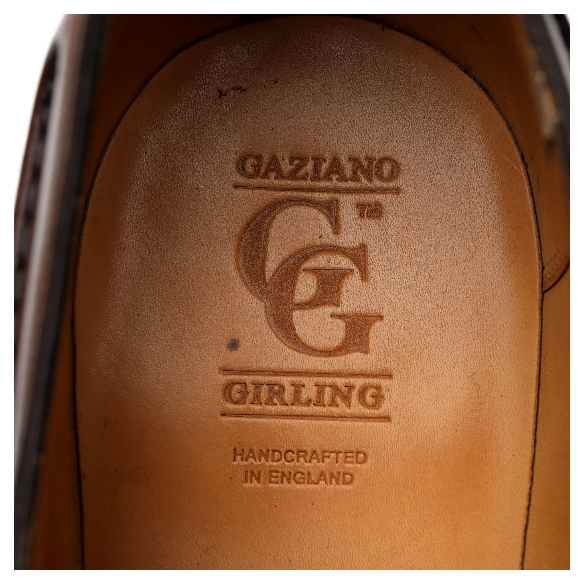 'Gable' Brown Leather Oxford UK 9 E