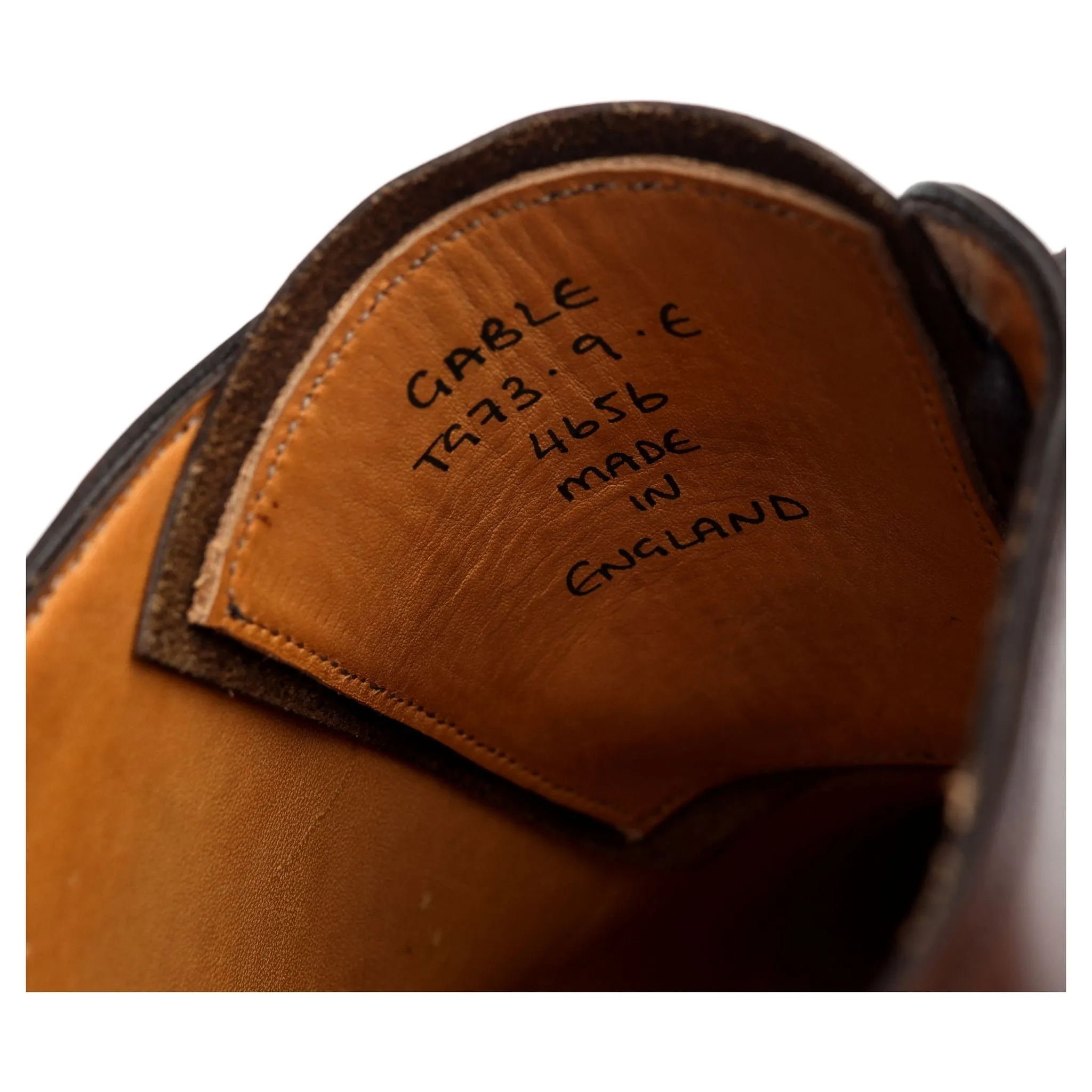 'Gable' Brown Leather Oxford UK 9 E