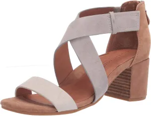 Gentle Souls by Kenneth Cole Women's Block Heel Sandal Heeled, Cedar Multi, 6