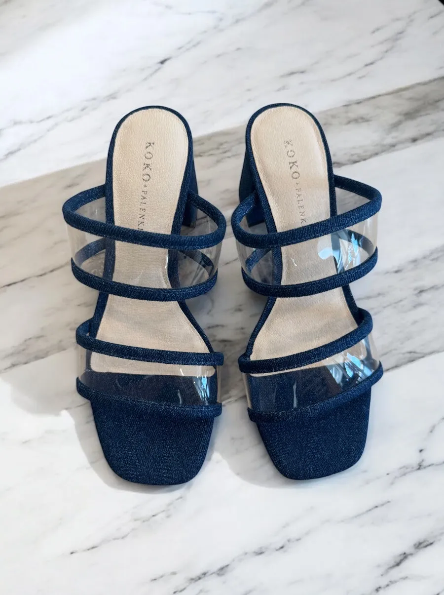 Ghost Heel in Denim