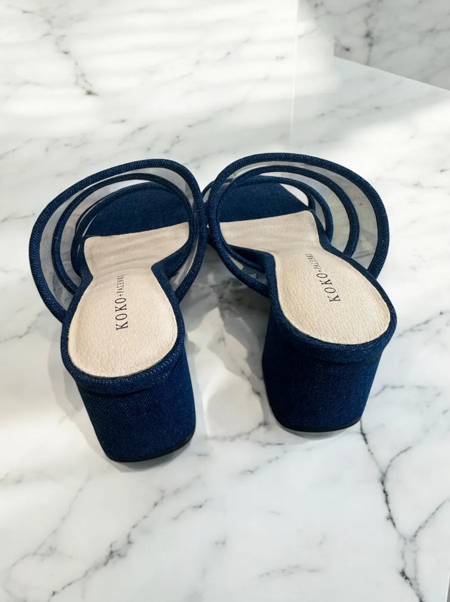 Ghost Heel in Denim