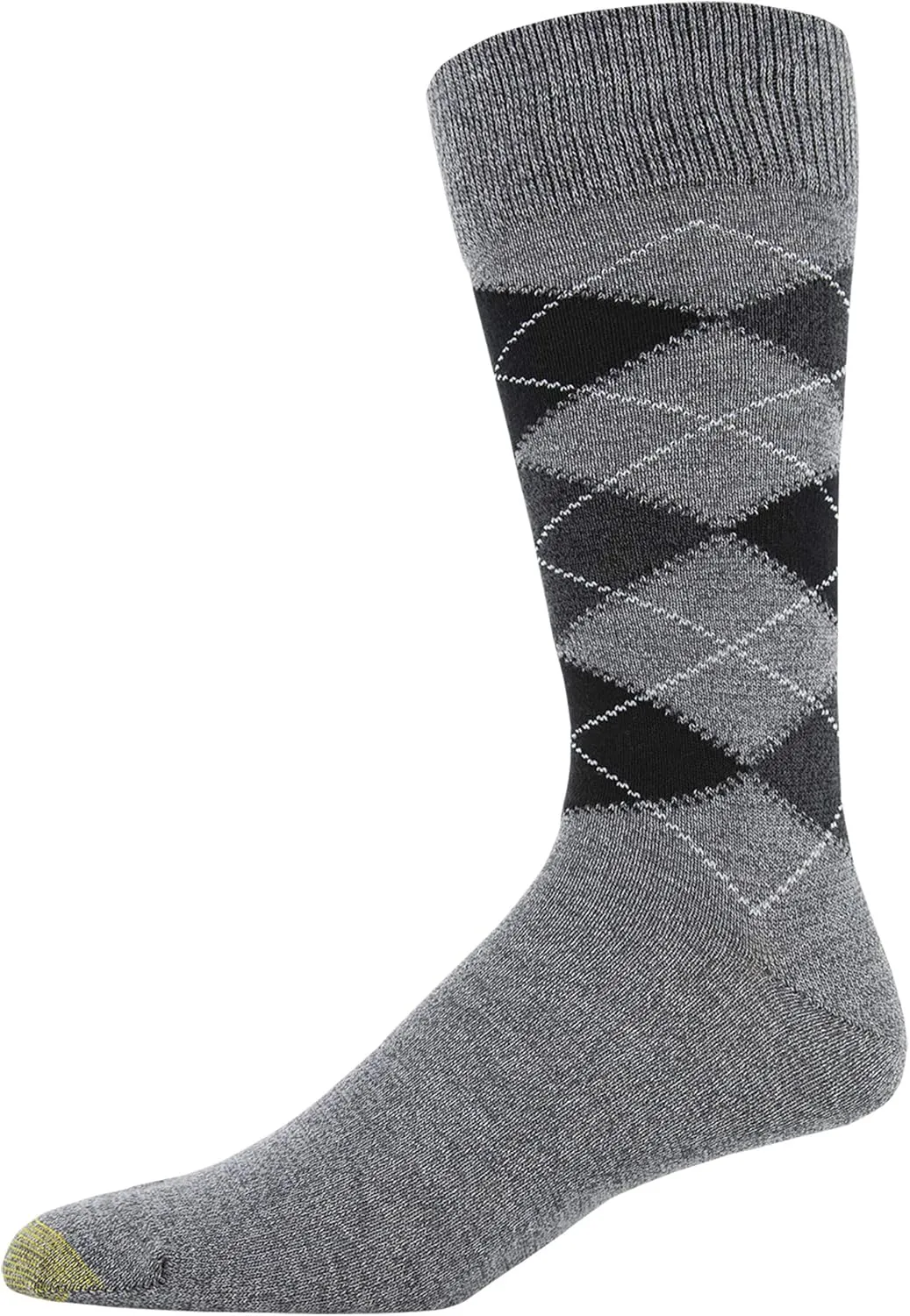 GOLDTOE Men's Campbell Argyle Crew Dress Socks, 6-Pairs