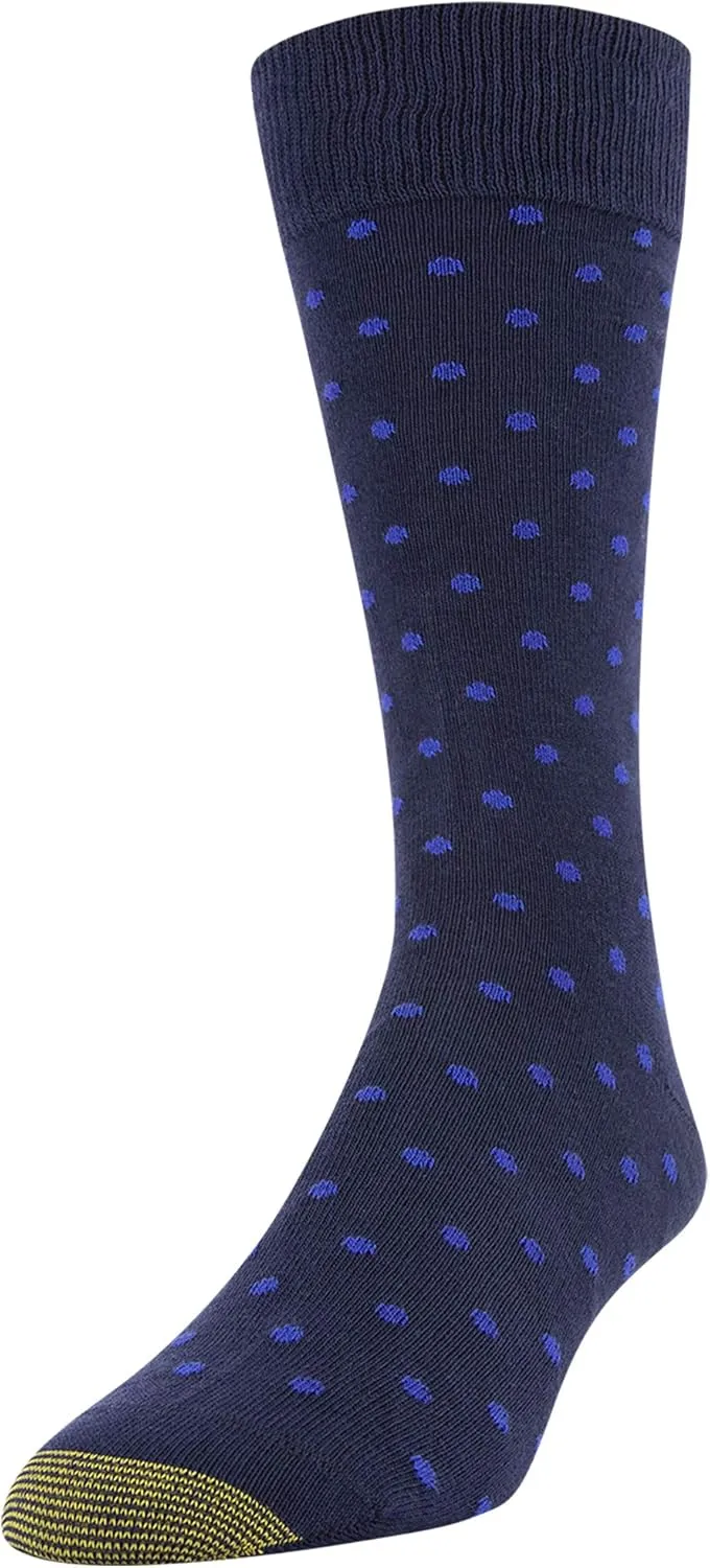 GOLDTOE mens Timeless Classics Crew Socks, 3-pairs