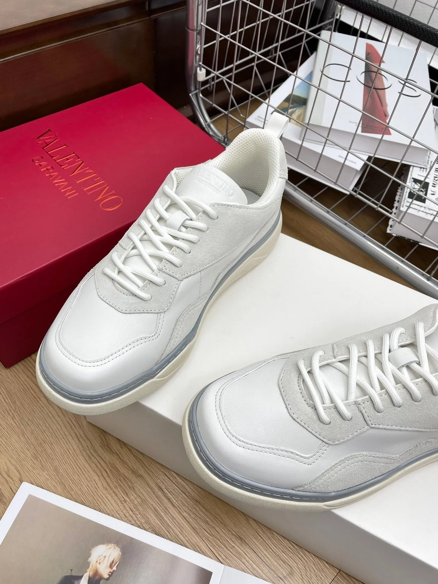 Gumboy Calfskin Sneaker White 990119