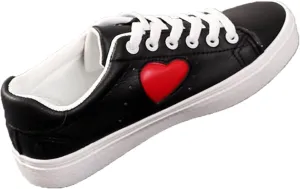 GUOANFG Trekking Camping Heart-Shaped Couple Shoes Casual Shoes Sports Sneaker,Black-38 EU