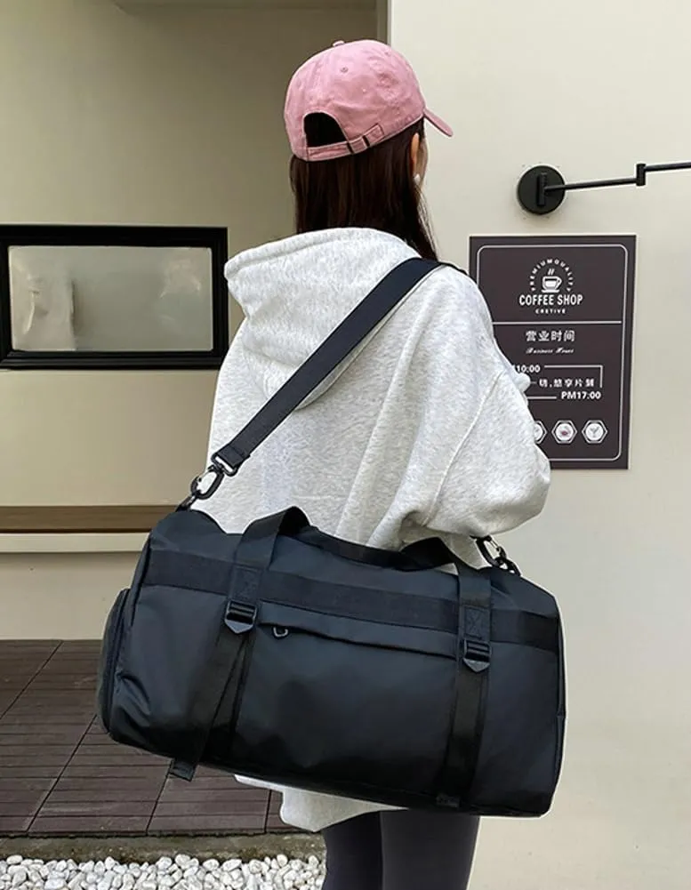 Gym Bag for Women Men with Shoe Compartment Waterproof Travel Duffel Weekender Carry on Beach Yoga Overnight Luggage