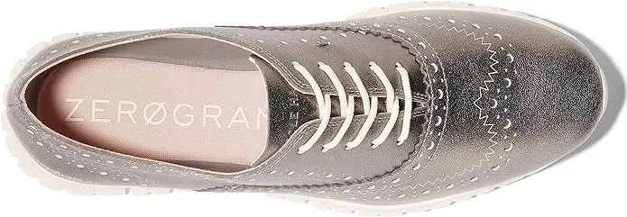 Haan Sneakers Cole Closed Hole Best-selling deal Lace Zerogrand Best-price offer Up Silver/Ivory Ox Wing Dark II