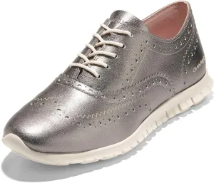 Haan Sneakers Cole Closed Hole Best-selling deal Lace Zerogrand Best-price offer Up Silver/Ivory Ox Wing Dark II
