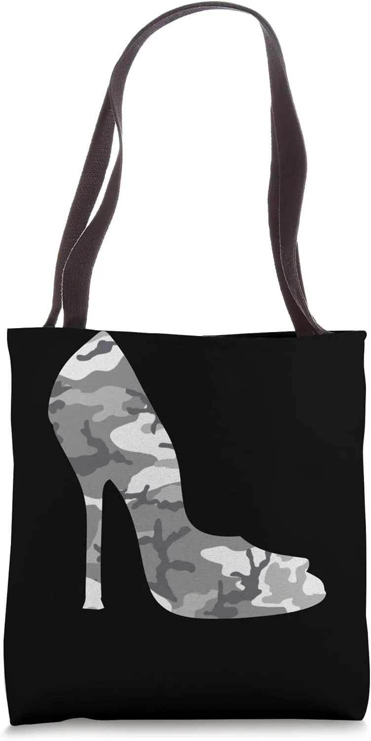 Heels Urban Camo Women's Camouflage High Heels Tote Bag