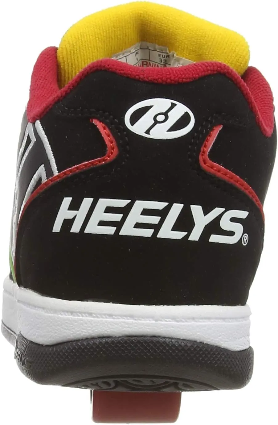 Heelys Boy's Propel 2.0 (Little Kid/Big Kid/Adult) Black/Reggae Sneaker