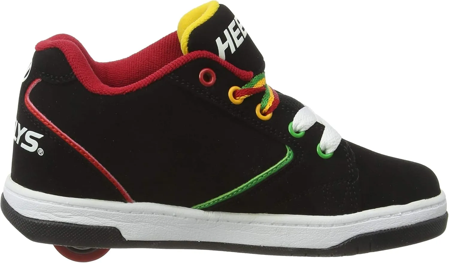Heelys Boy's Propel 2.0 (Little Kid/Big Kid/Adult) Black/Reggae Sneaker