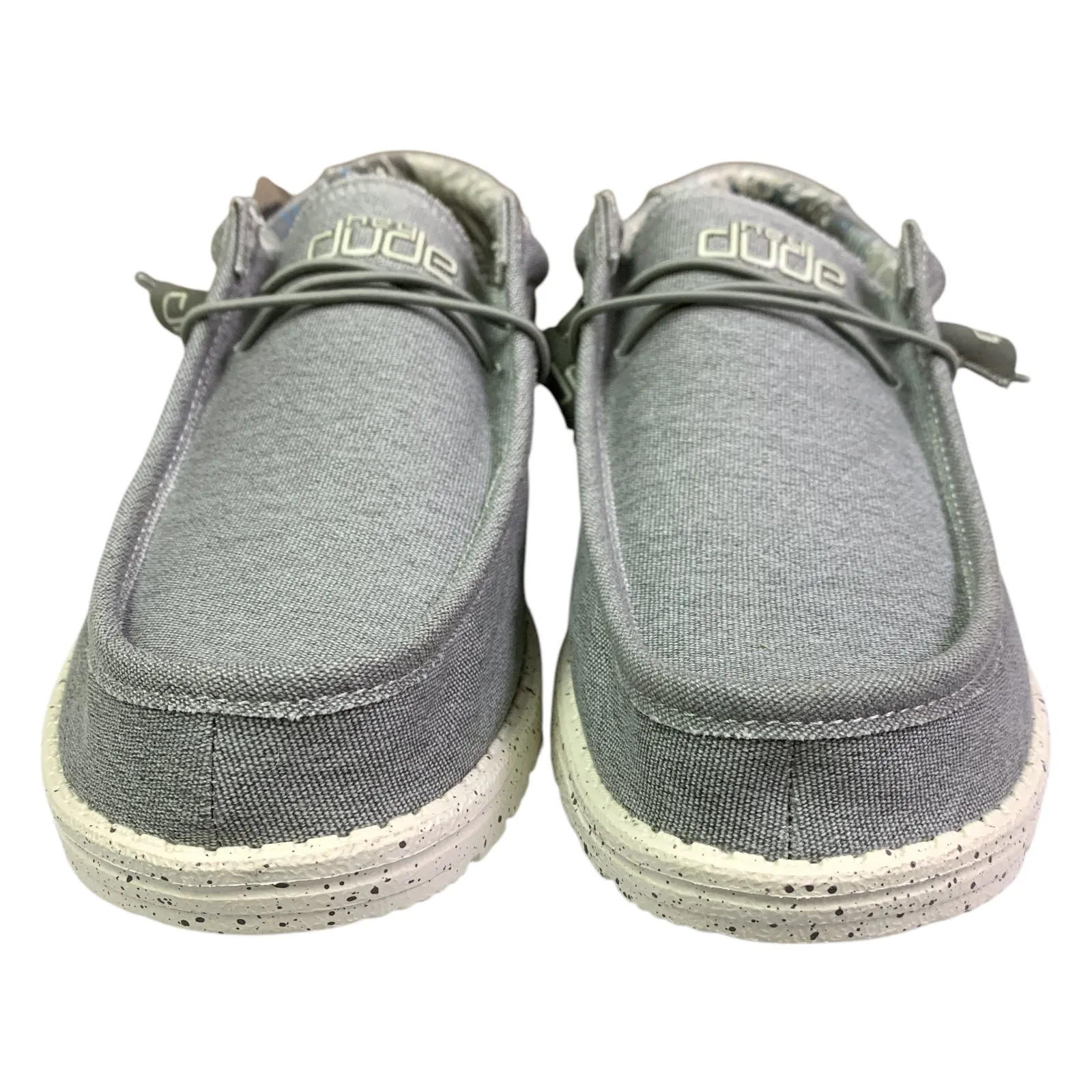 Hey Dude Men's Wally Stretch, Canvas Lightweight Moc-Toe Slip-Ons