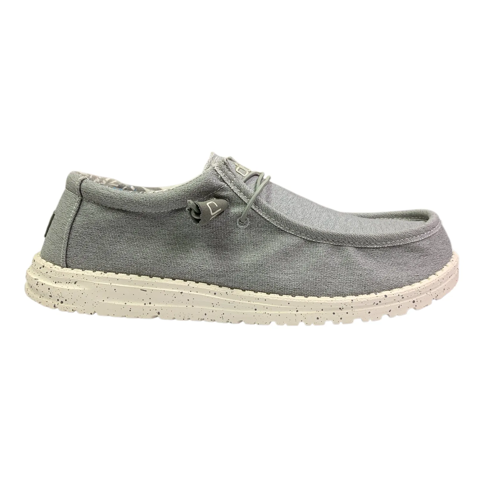 Hey Dude Men's Wally Stretch, Canvas Lightweight Moc-Toe Slip-Ons