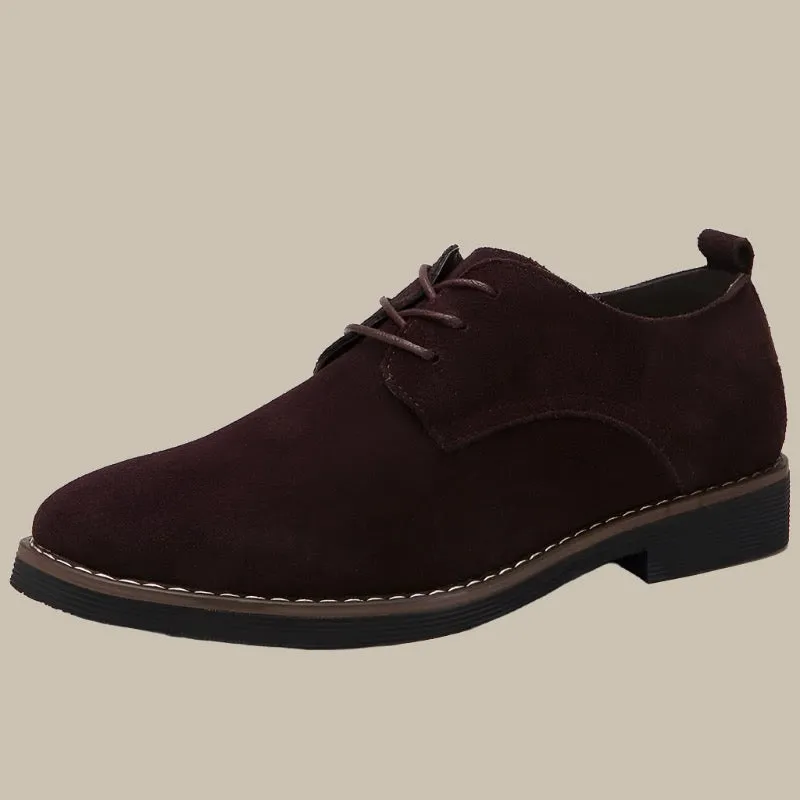 Ian - Klassische und Stilvolle Herbst Suede Formelle Oxford Schuhe für Herren