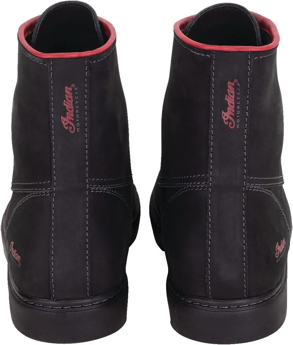 Indian Motorcycle Men's Leather Bryant Sneaker, Black