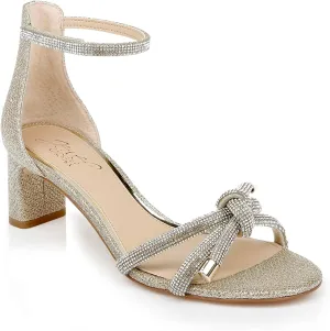 Jewel Badgley Mischka Lena Knotted Mid Heel