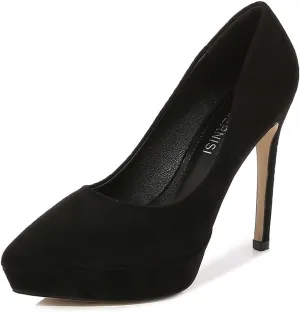 JOEupin Women's Classic 4.7" Platform High Heels Closed Toe Pumps Shoes for Casual Work Wedding