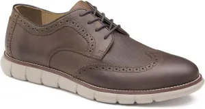 Johnston & Murphy Men's Holden Wingtip Full Grain, Classic Dress Shoe, Genuine Leather, Lightweight Athletic Construction
