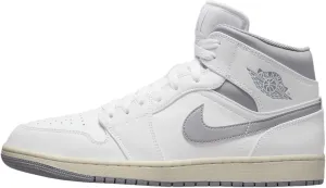 Jordan 1 Mid Men's White/Stealth 554724-135 8.5