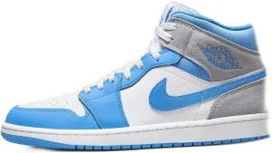 Jordan 1 Mid Men's White/University Blue DX9276-100 7