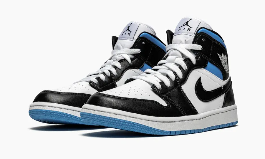 Jordan 1 Mid University Black White