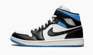Jordan 1 Mid University Black White