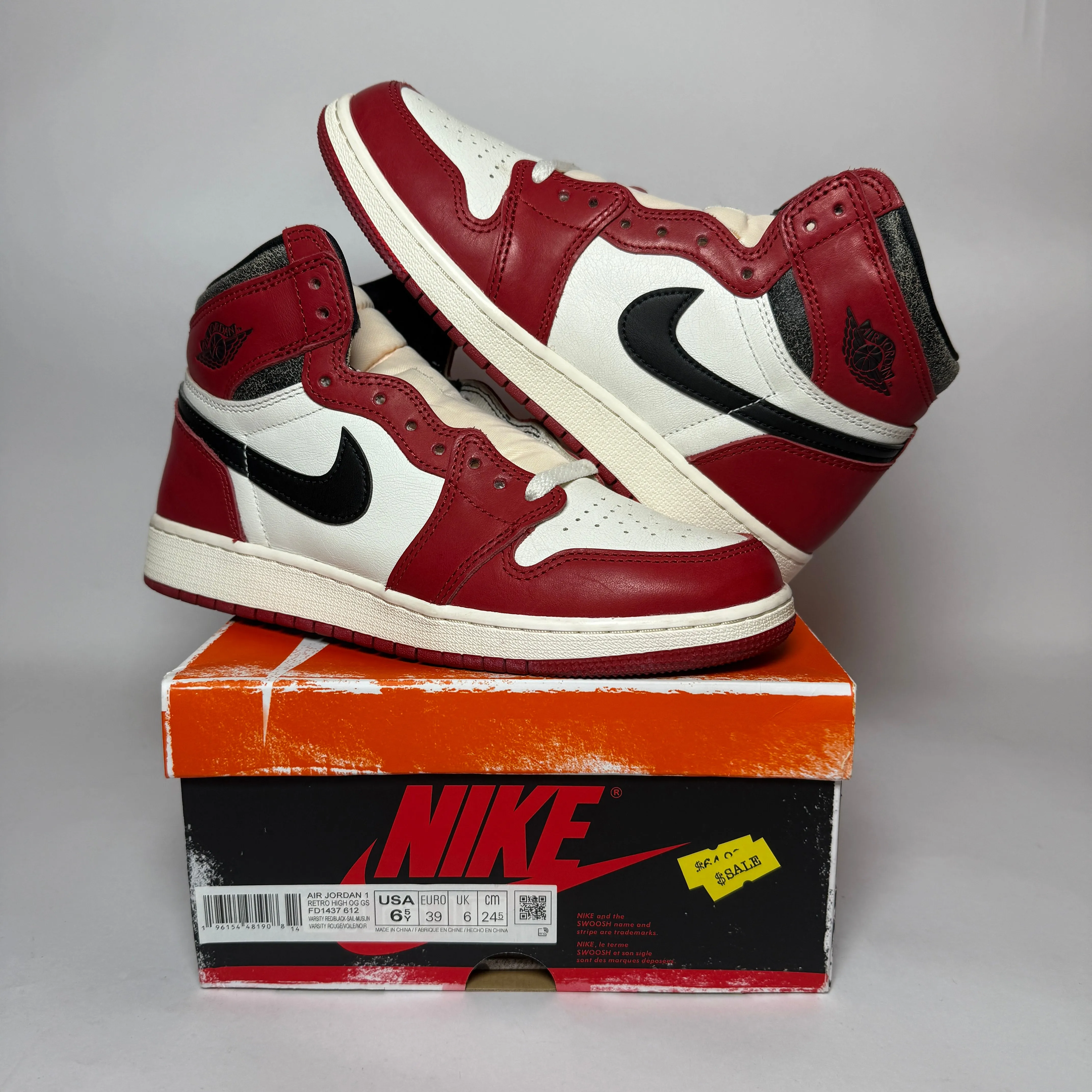 Jordan 1 Retro High Chicago Lost and Found (Pre-Owned) (SIZE 6.5Y)