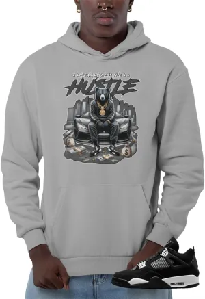 Jordan 4 White Thunder Men's Hoodie To Match Sneakers