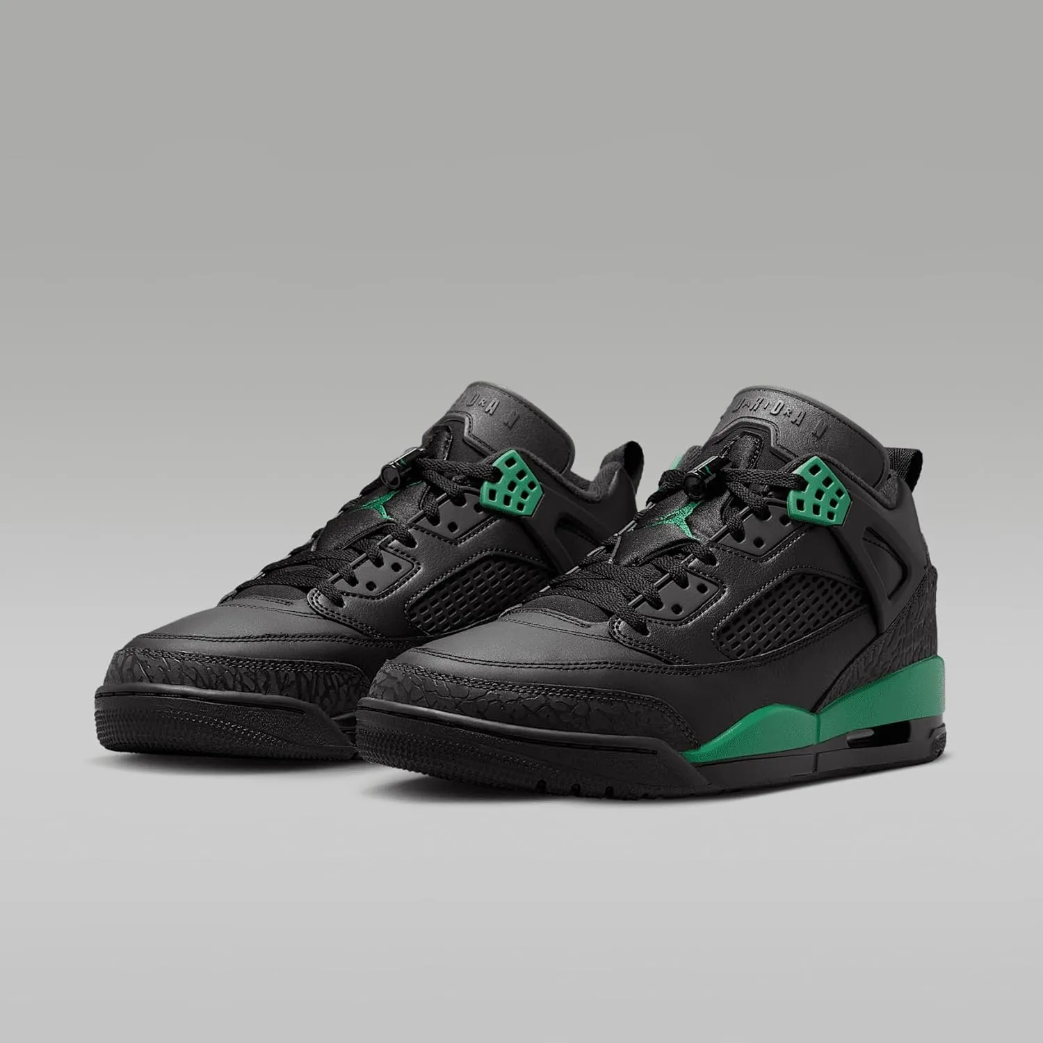 Jordan Spizike Low Men's Shoes (FQ1759-003, Black/Anthracite/Pine Green)