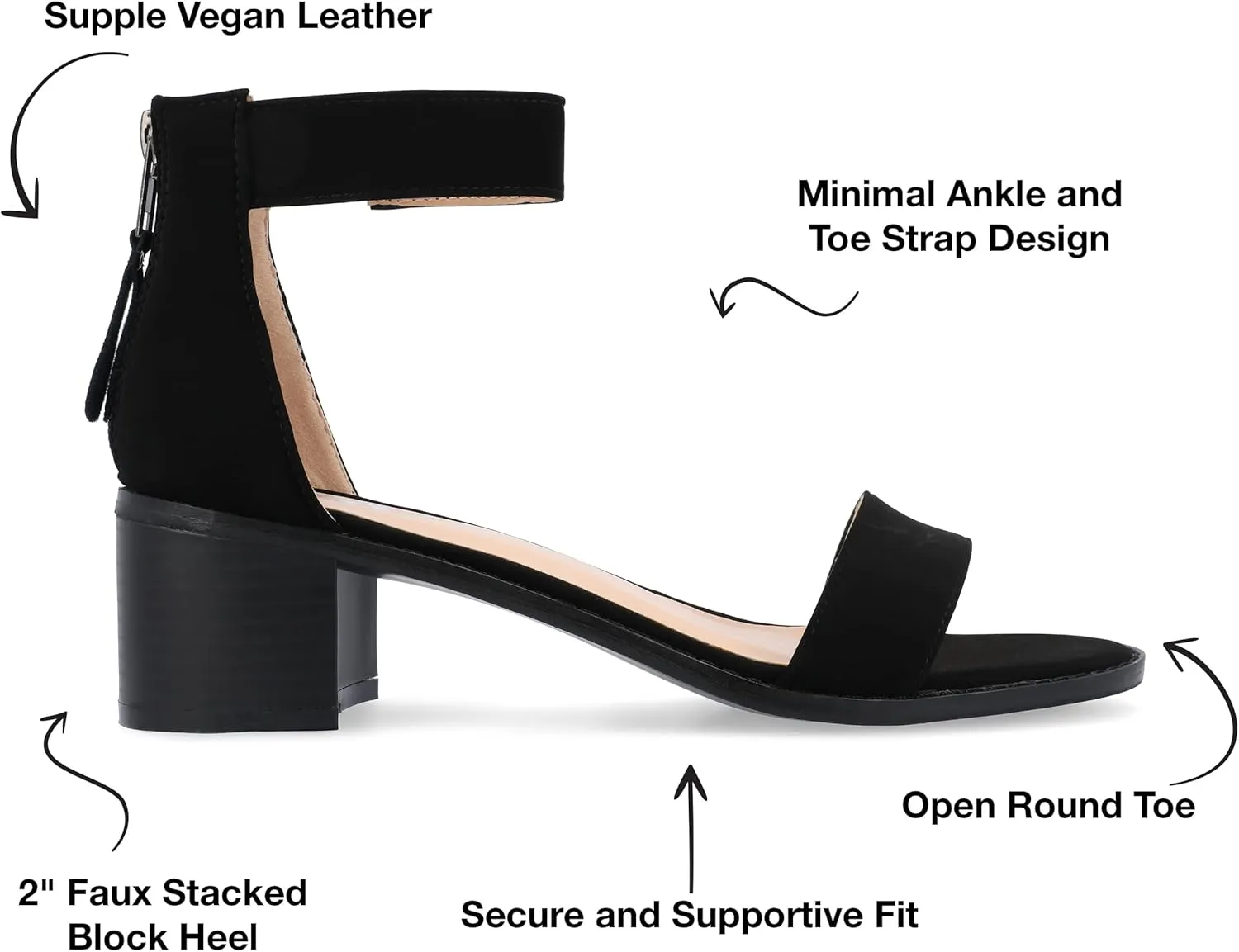 Journee Collection Women's Heeled Sandals