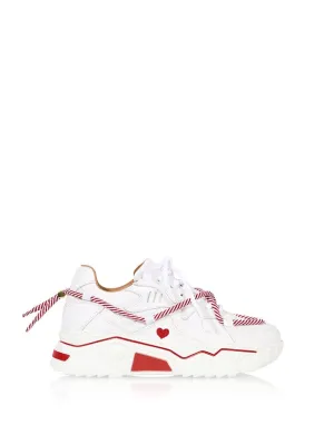 JUPITER heart - Sneakers | White / Red