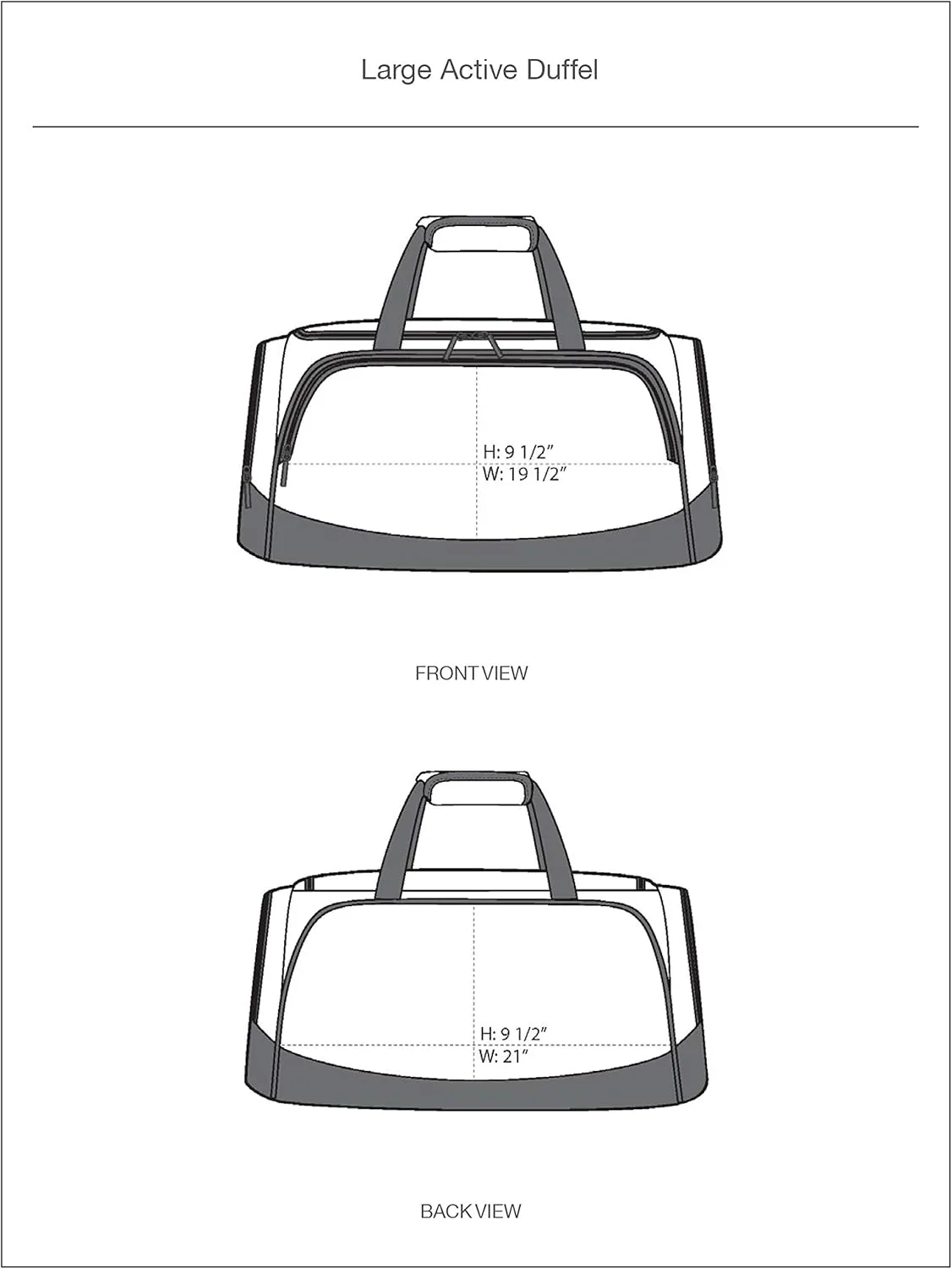 Kappa Kappa Psi Active Duffel - KKPsi Travel Bag