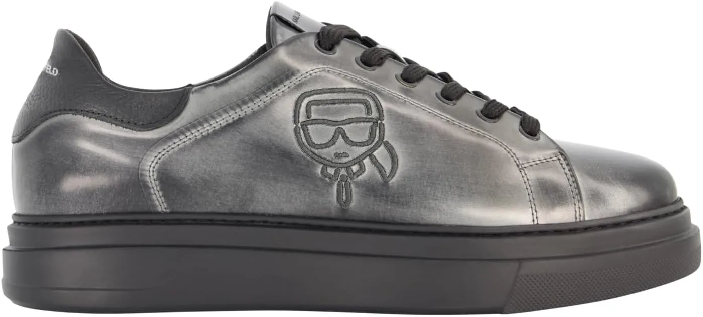 Karl Lagerfeld Paris Men's Embroidered Karl Head Profile Sneaker