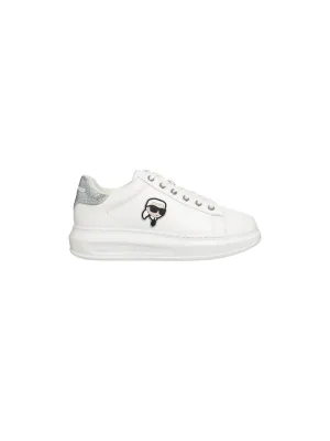 Karl Sneaker Ladies Sneaker Kapri Karl White-Silver