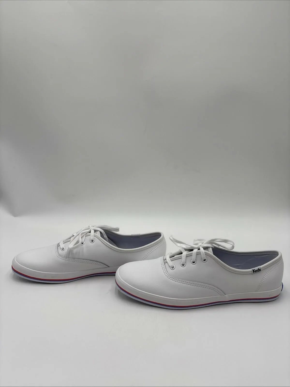 Keds Women's Champion Leather Oxford Shoes White Size 8 - Very Good