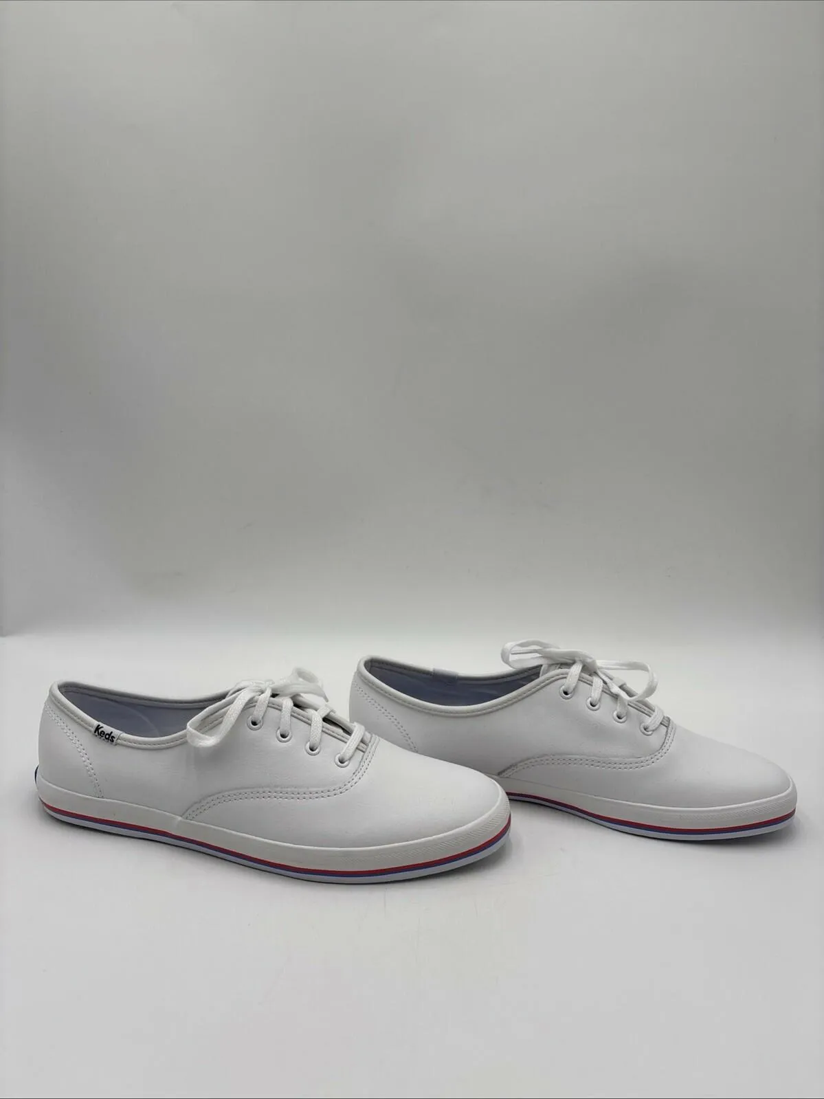 Keds Women's Champion Leather Oxford Shoes White Size 8 - Very Good