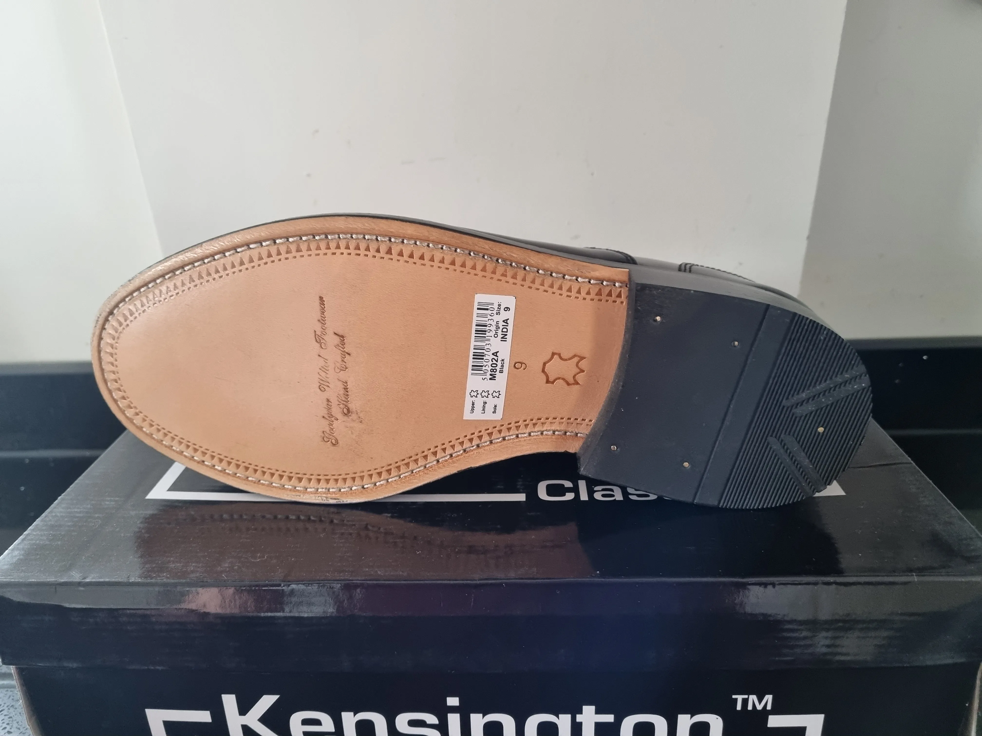 Kensington Black Oxford Shoe (M802A)
