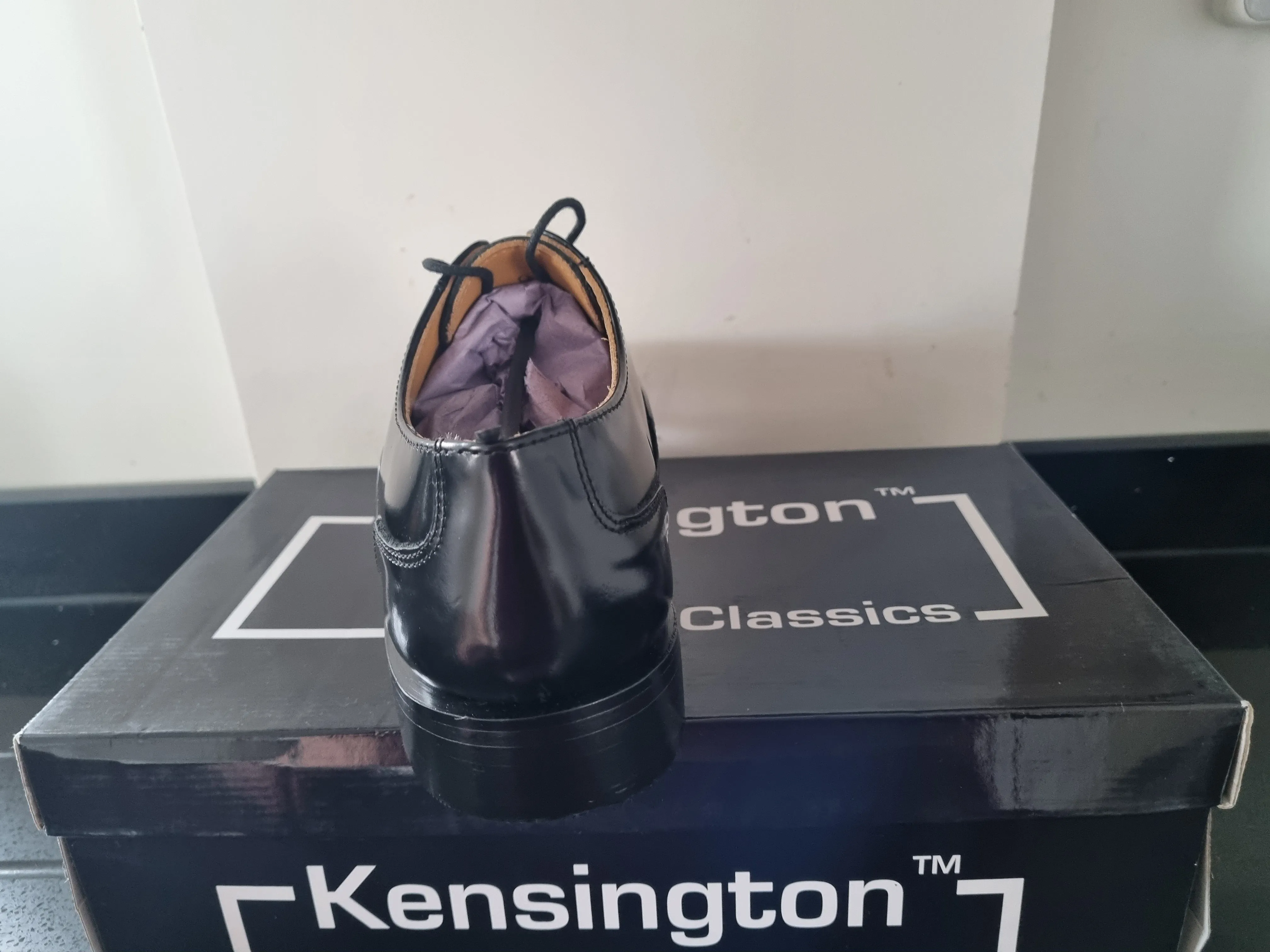 Kensington Black Oxford Shoe (M802A)