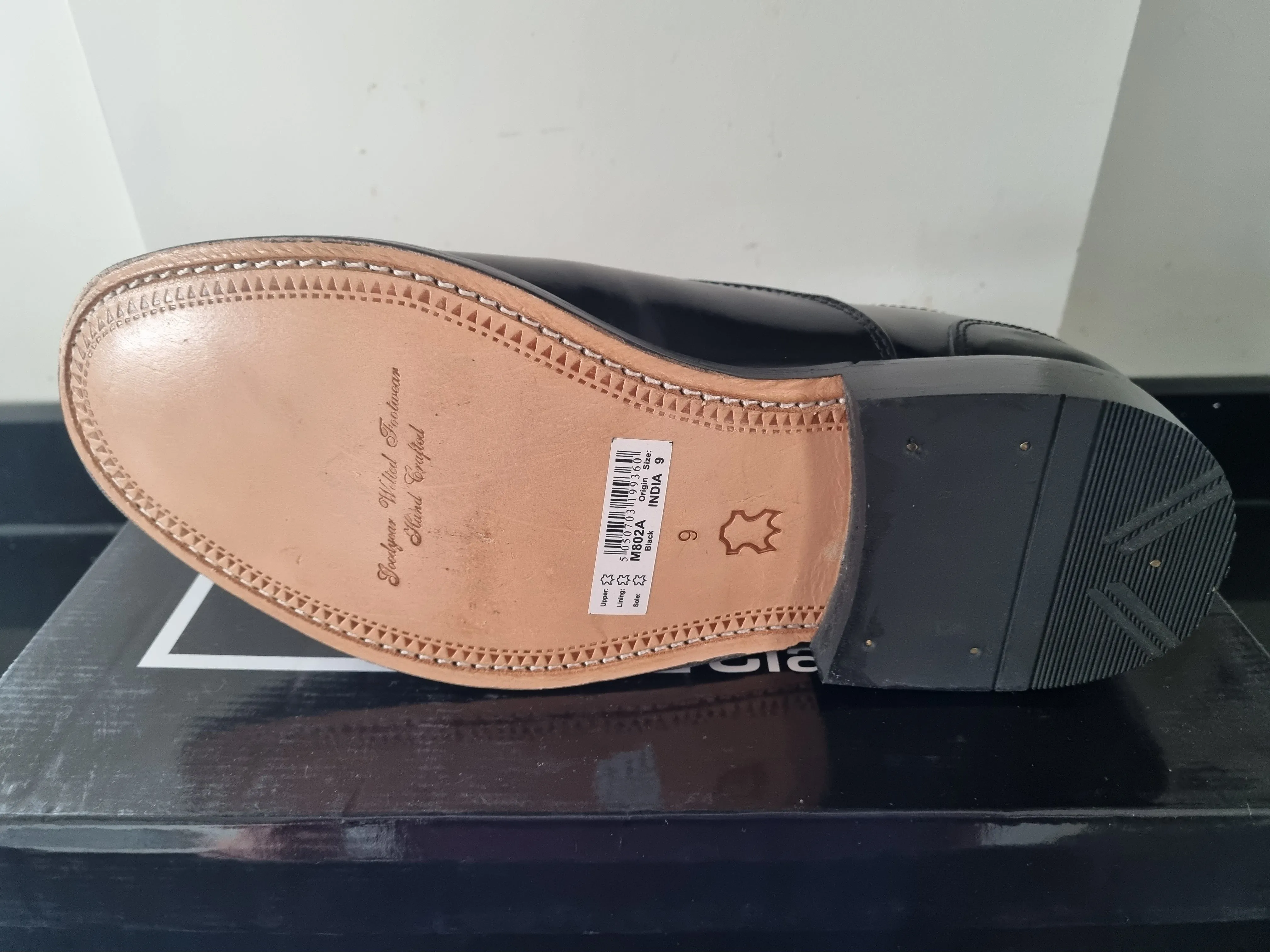 Kensington Black Oxford Shoe (M802A)