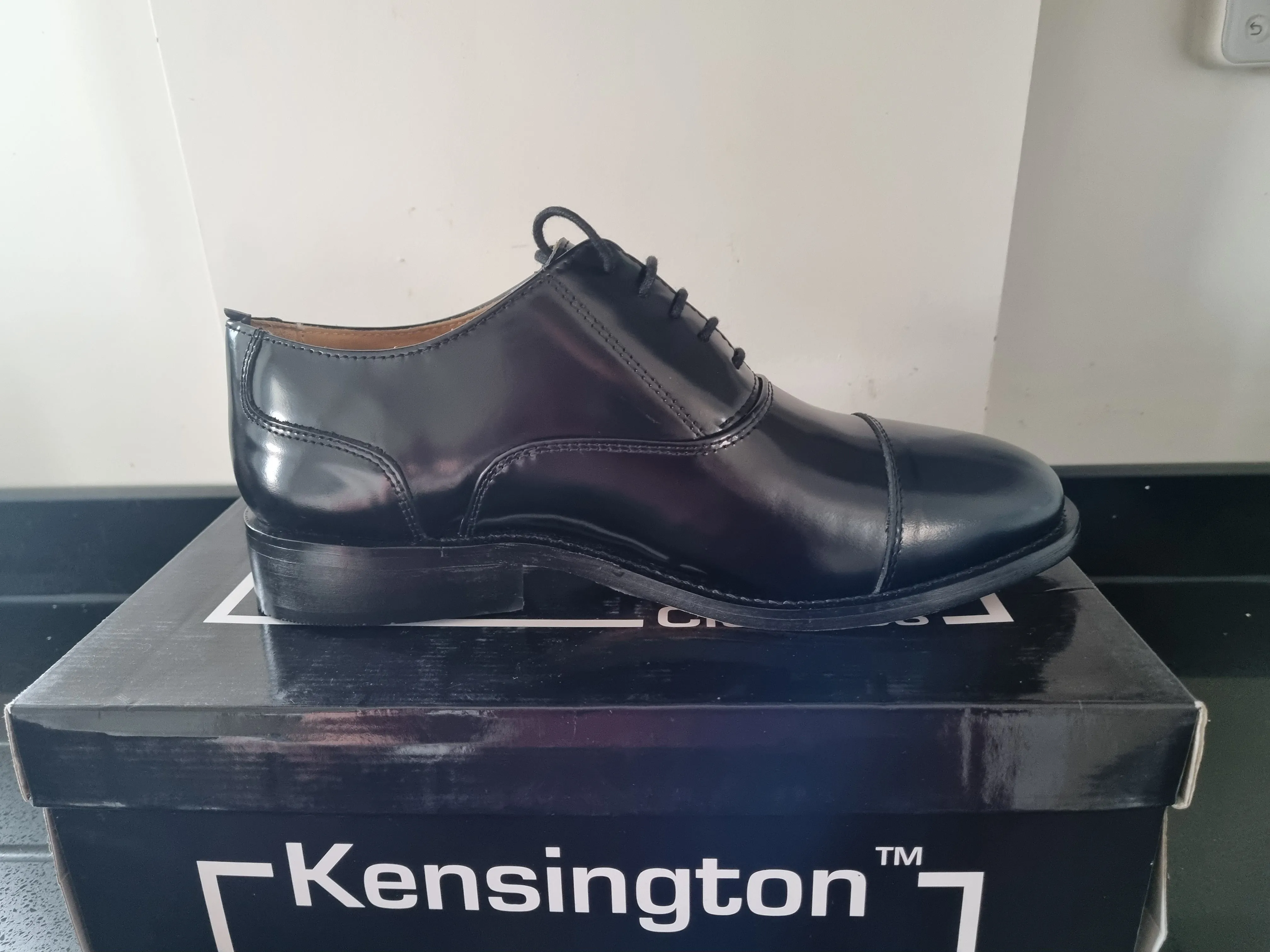 Kensington Black Oxford Shoe (M802A)