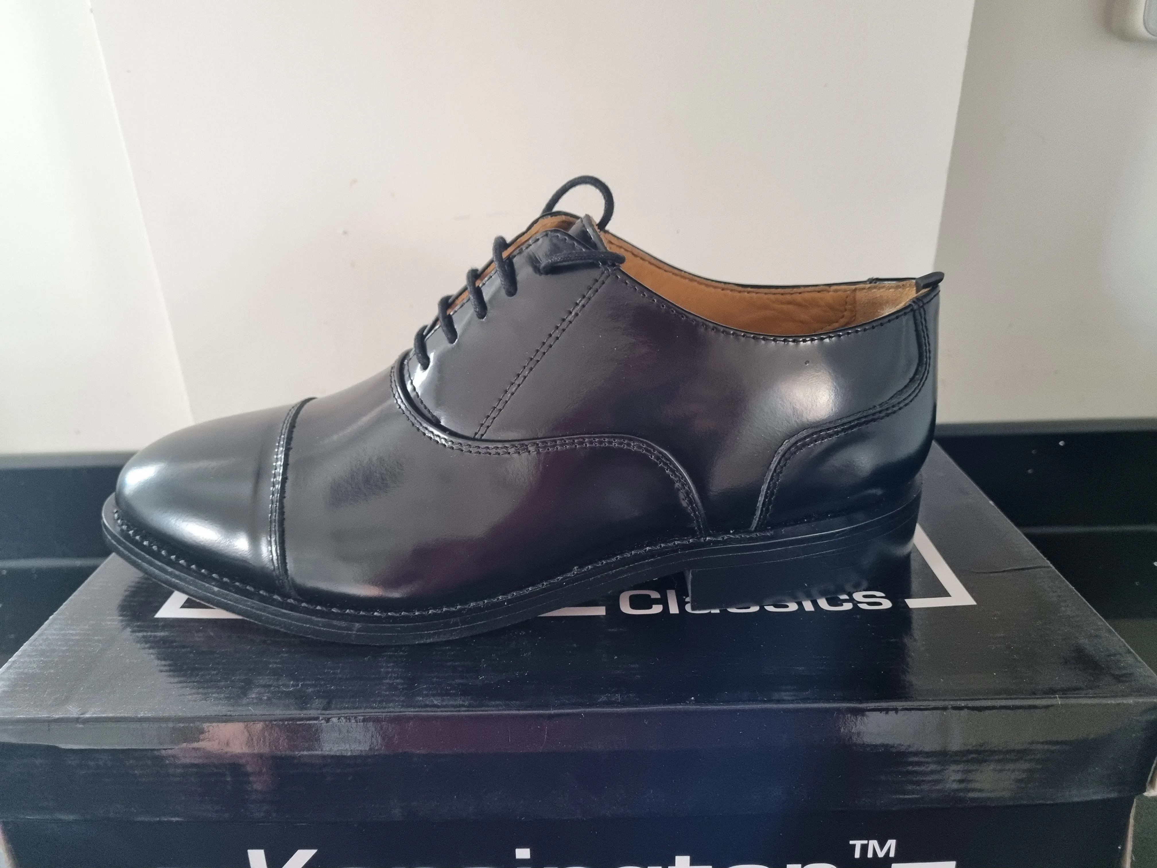 Kensington Black Oxford Shoe (M802A)
