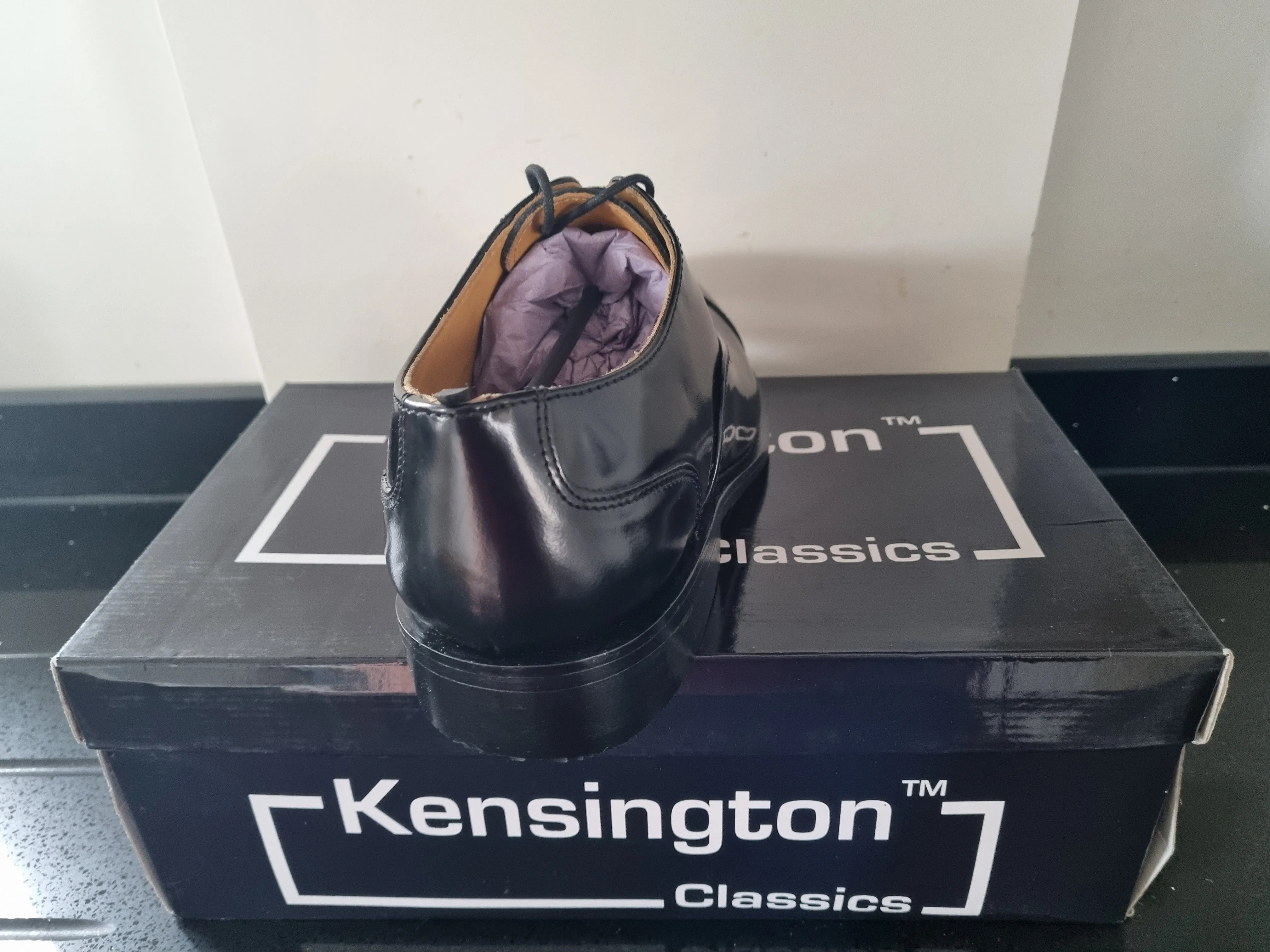 Kensington Black Oxford Shoe (M802A)