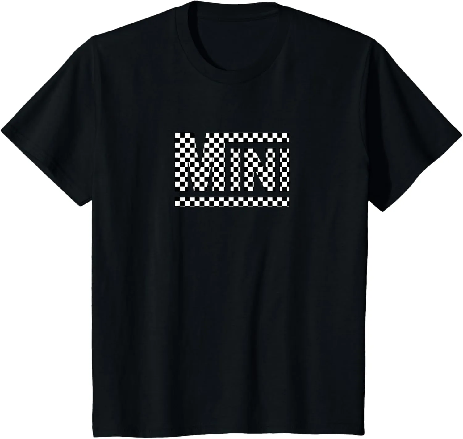 Kids Checkers Mini Child Skate Shoe Van Life Matching Mama Mom T-Shirt